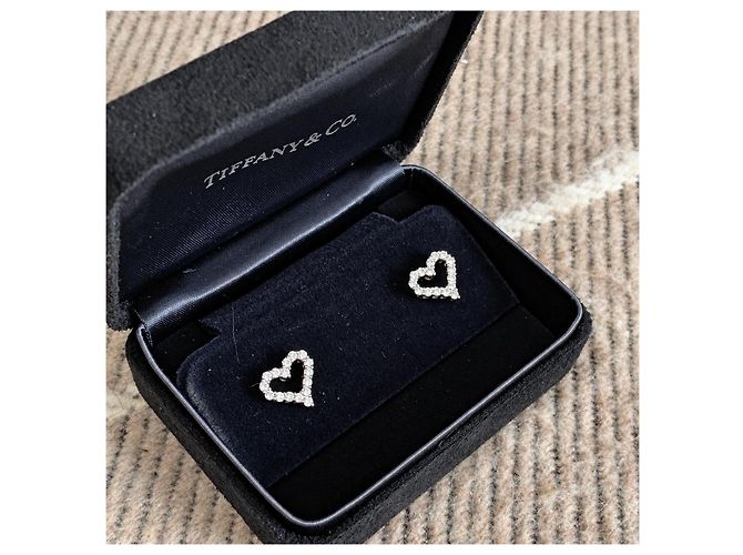 Tiffany & Co Orecchini a cuore Tiffany - vista 4