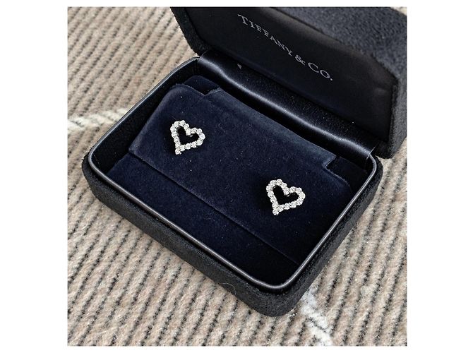 Tiffany & Co Orecchini a cuore Tiffany - vista 8