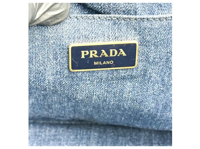 Prada Canapa Denim Small - vista 6