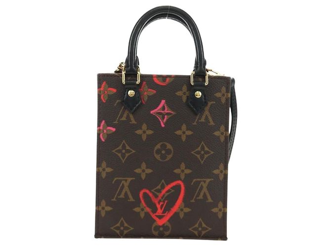 Louis Vuitton Petit Sac Plat Limited Edition Fall in Love Monogram Canvas - vista 2