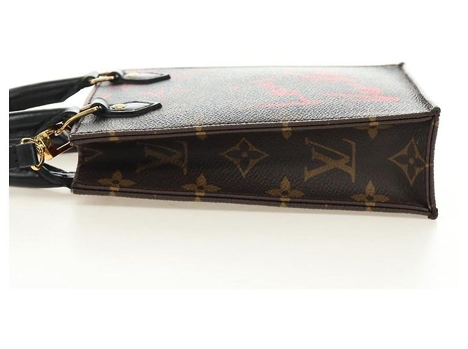 Louis Vuitton Petit Sac Plat Limited Edition Fall in Love Monogram Canvas - vista 3