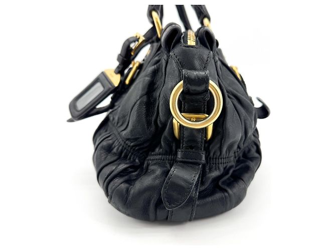 Borsa convertible Prada Gaufre in pelle Nappa Medium - vista 3