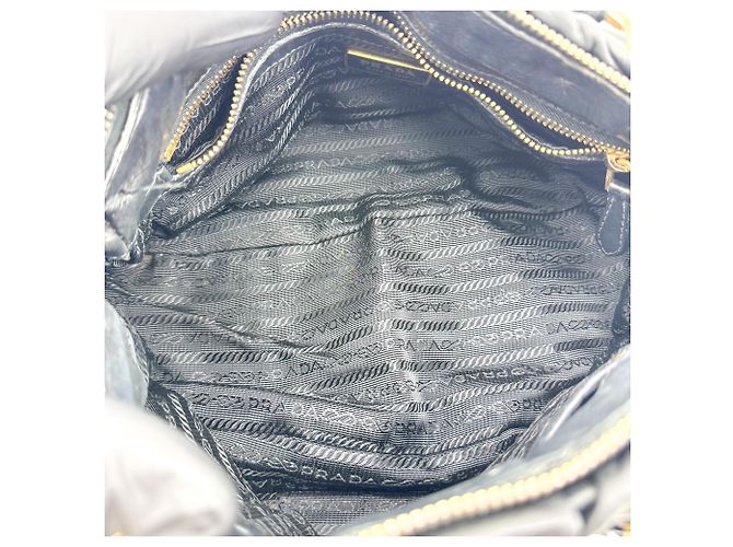 Borsa convertible Prada Gaufre in pelle Nappa Medium - vista 5
