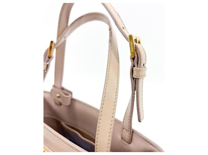 Prada Monochrome Panier Bucket Saffiano Leather Medium - vista 7