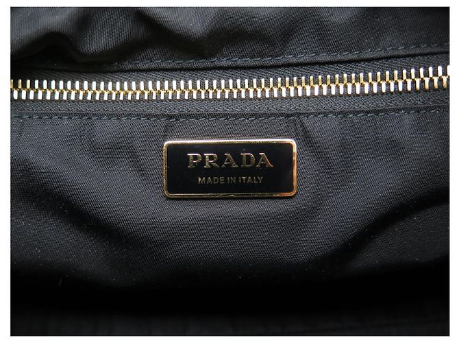 NUOVA BORSA A MANO PRADA EXPLORE 1BC264 IN RE-NYLON E PELLE NERA - vista 10