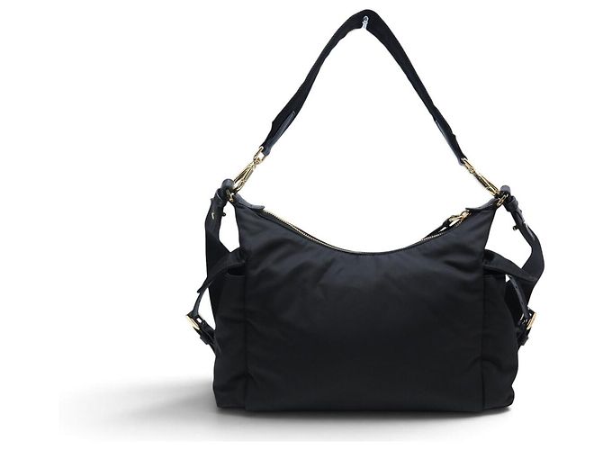NUOVA BORSA A MANO PRADA EXPLORE 1BC264 IN RE-NYLON E PELLE NERA - vista 2