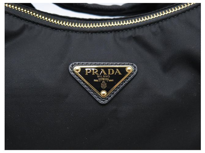 NUOVA BORSA A MANO PRADA EXPLORE 1BC264 IN RE-NYLON E PELLE NERA - vista 8