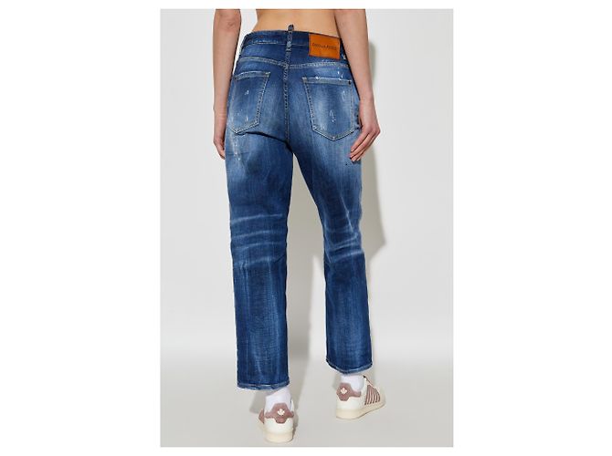 Jeans Boston Boyfriend Dsquared2 Blu Navy - vista 4