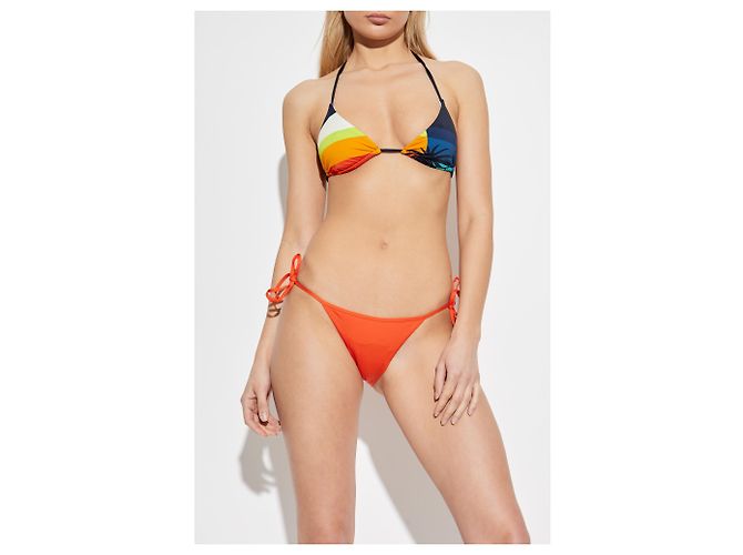 Parte inferior de bikini naranja Dsquared2 - vista 3