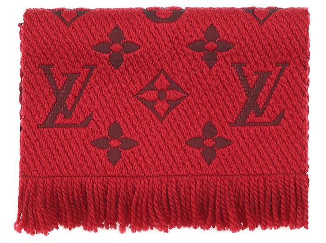 Louis Vuitton Echarpe Logomania Wool Silk Scarf - vista 4