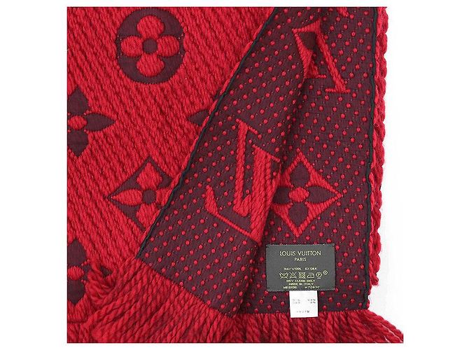 Louis Vuitton Echarpe Logomania Wool Silk Scarf - vista 5