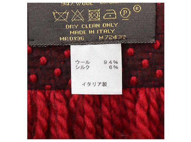Louis Vuitton Echarpe Logomania Wool Silk Scarf - vista 9