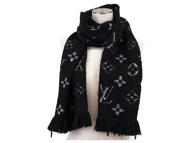 Louis Vuitton Echarpe Logomania Wool Silk Scarf - vista 2
