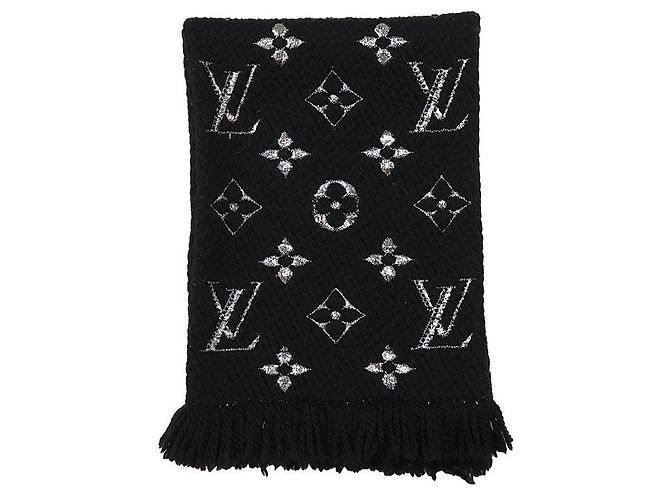 Louis Vuitton Echarpe Logomania Wool Silk Scarf - vista 4