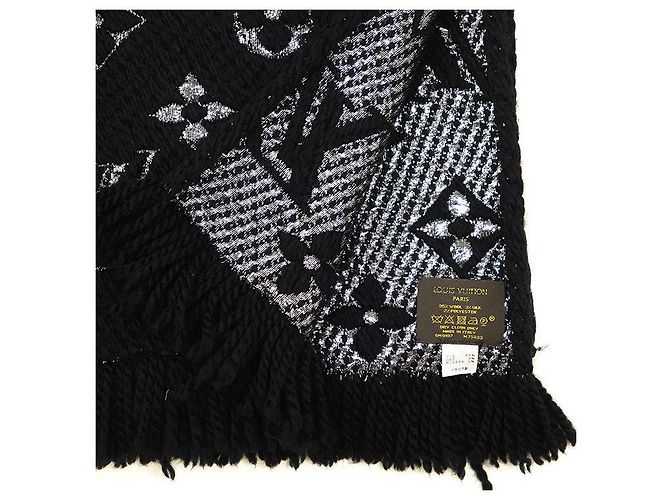 Louis Vuitton Echarpe Logomania Wool Silk Scarf - vista 7