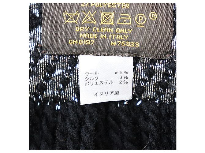 Louis Vuitton Echarpe Logomania Wool Silk Scarf - vista 8