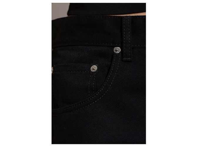 Vaqueros Eros Dsquared2 corte recto negro algodón - vista 5