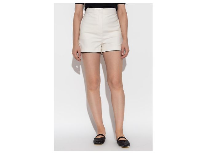 Max Mara Orbita Shorts weiß Baumwolle - Ansicht 3
