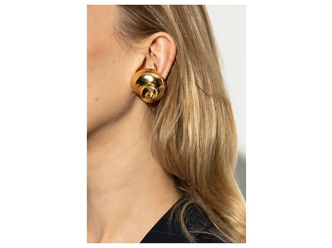 Versace Orecchini a clip Shell Motif oro - vista 2