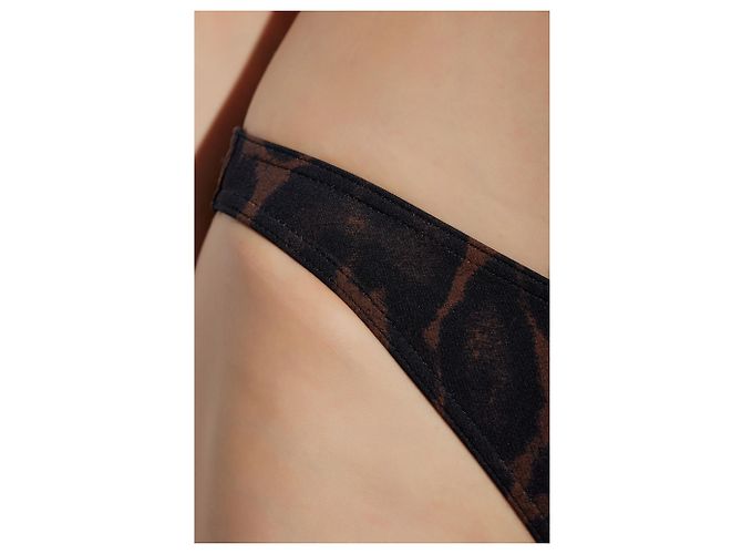 Tom Ford Bañador de dos piezas con estampado animal - vista 4
