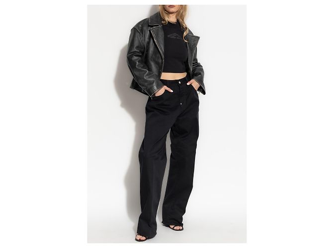 Jeans Eros Dsquared2 taglio dritto nero cotone - vista 2