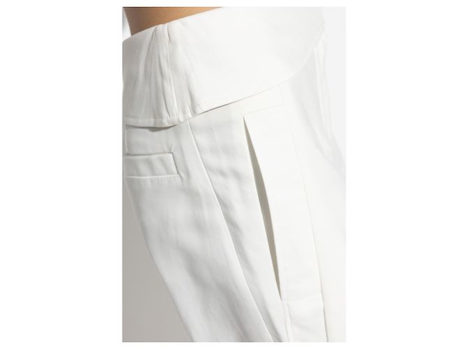Pantalones Iro Zinia blancos de algodón - vista 5