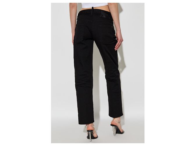 Vaqueros skinny Jenna negros Dsquared2 - vista 4
