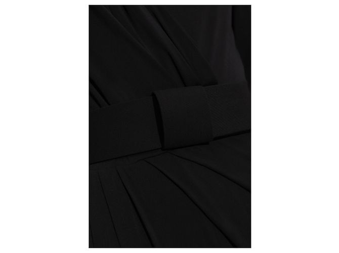 Vestido maxi negro con cinturón Dsquared2 - vista 5