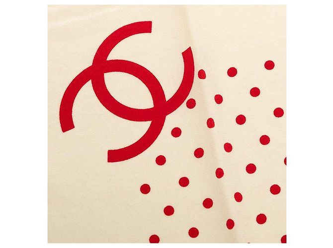 Chanel Cocomark Seidentuch mit Punktmuster - Ansicht 3