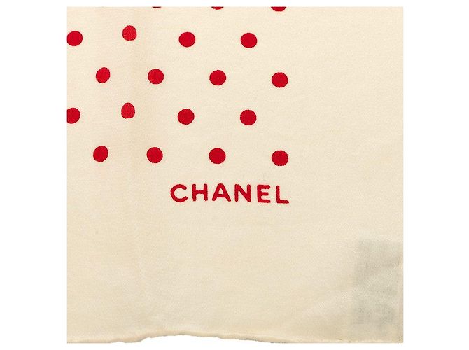 Chanel Cocomark Seidentuch mit Punktmuster - Ansicht 4