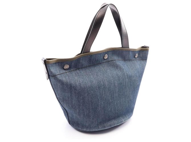 Borsa Tote 2way Prada Denim City Calf - vista 2