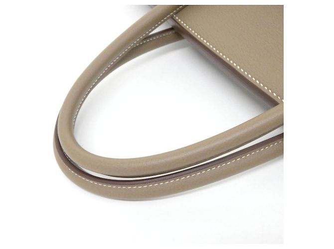 Hermès Birkin40 en piel Togo color Etoupe - vista 6