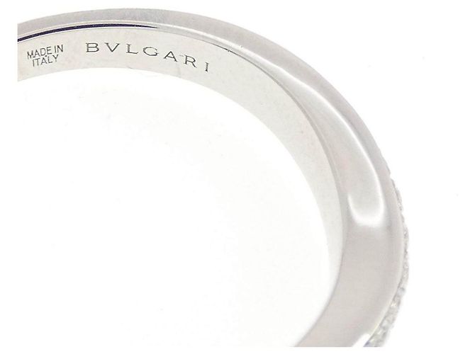 Bulgari Bvlgari Fedi Platinum Diamond Ring Größe 10 - Ansicht 4