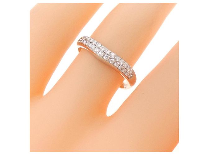 Bulgari Bvlgari Fedi Platinum Diamond Ring Größe 10 - Ansicht 5