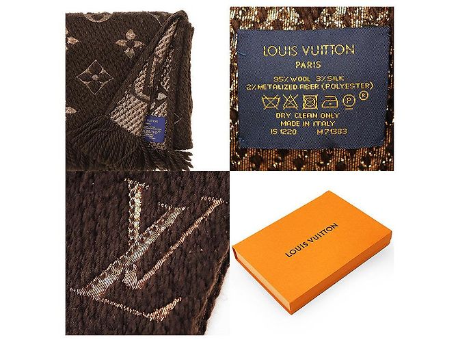 Louis Vuitton Echarpe Logomania Shine Wool Silk Scarf - vista 10