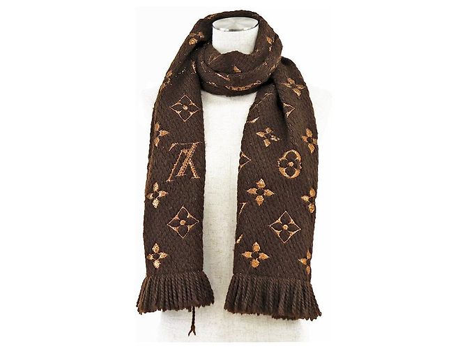 Louis Vuitton Echarpe Logomania Shine Wool Silk Scarf - vista 2