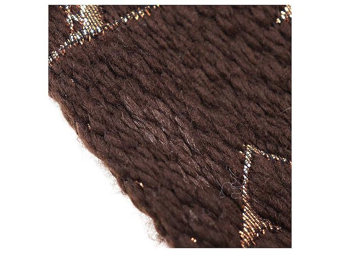 Louis Vuitton Echarpe Logomania Shine Wool Silk Scarf - vista 7