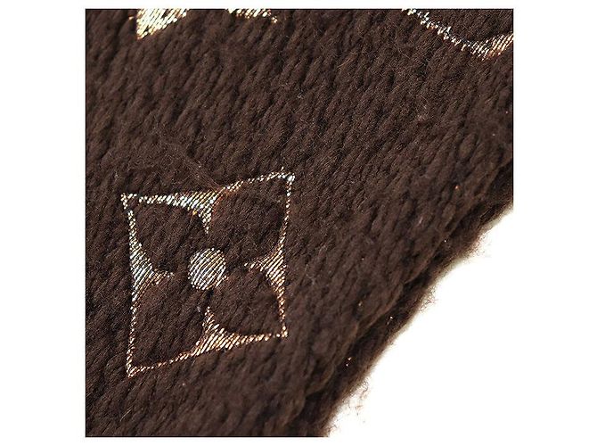 Louis Vuitton Echarpe Logomania Shine Wool Silk Scarf - vista 8