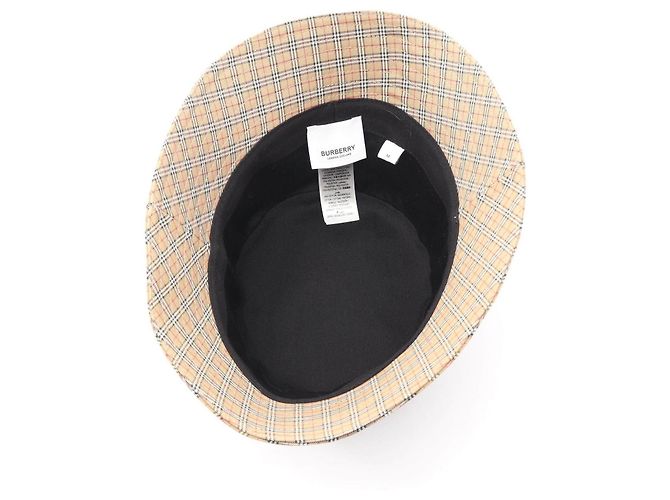 Cappello Bucket Burberry Nova Check - vista 3