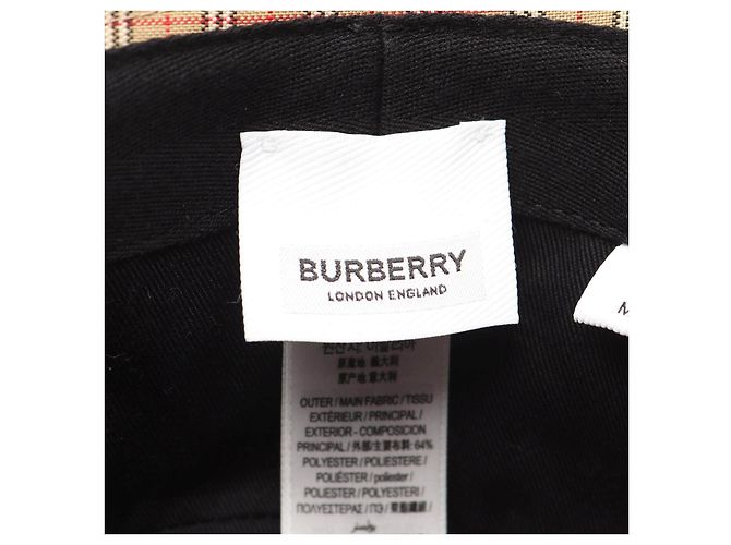 Cappello Bucket Burberry Nova Check - vista 4