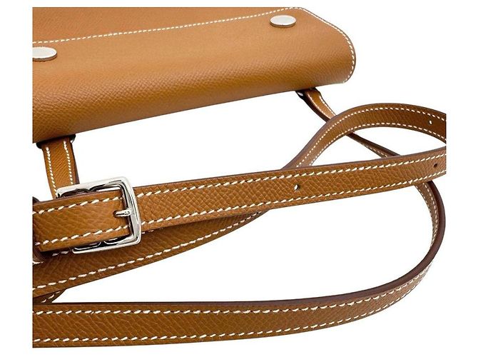 Borsa a tracolla Hermès Nappe a Porter in pelle di vitello - vista 7