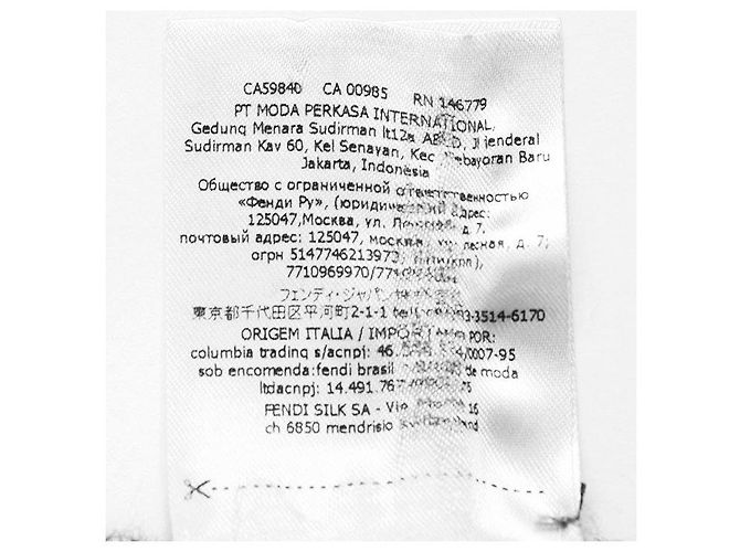 FENDI FENDI Sciarpa Cape in Lana e Cashmere - vista 10