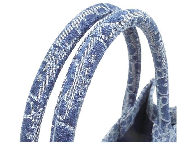 Christian Dior Denim Dior Oblique Book Tote - vista 5