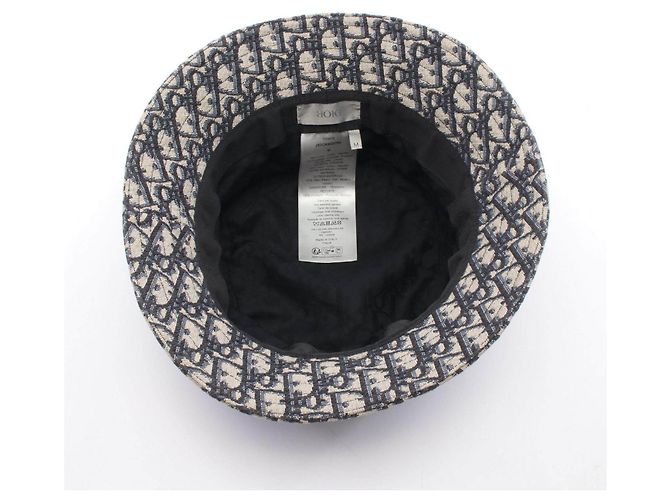 Cappello Baguette in jacquard Oblique Christian Dior - Cappello in cotone - vista 3