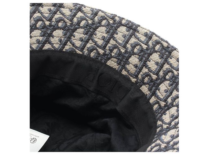 Cappello Baguette in jacquard Oblique Christian Dior - Cappello in cotone - vista 6