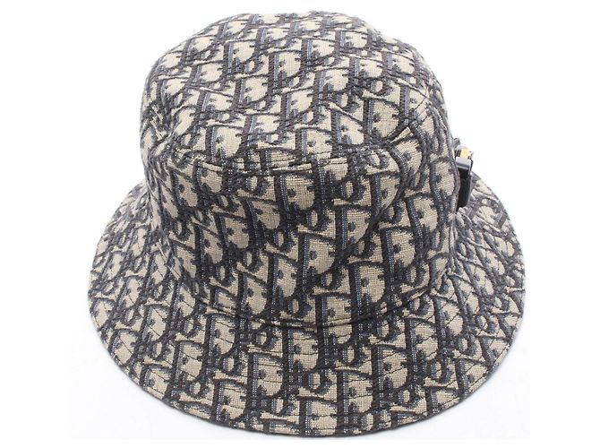 Cappello Baguette in jacquard Oblique Christian Dior - Cappello in cotone - vista 7
