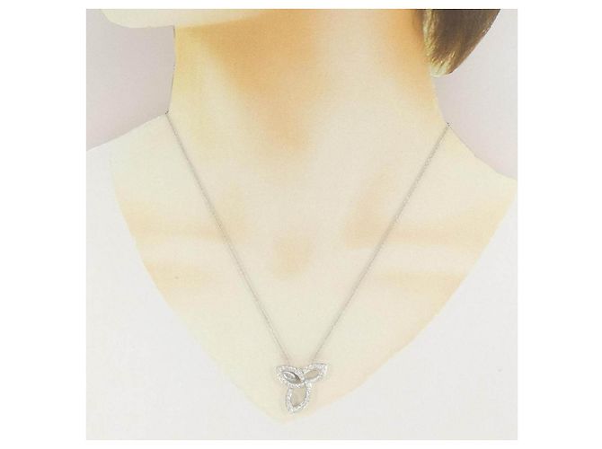 Collana Harry Winston Lily Cluster Platinum950 - vista 6
