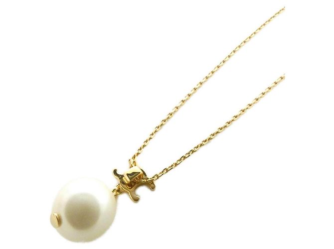 Collana Céline in metallo dorato - vista 3