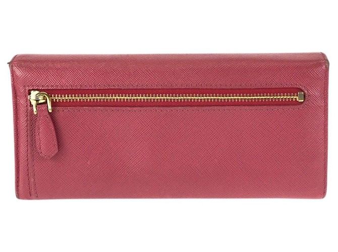 Portafoglio lungo Prada Saffiano Ribbon - vista 2