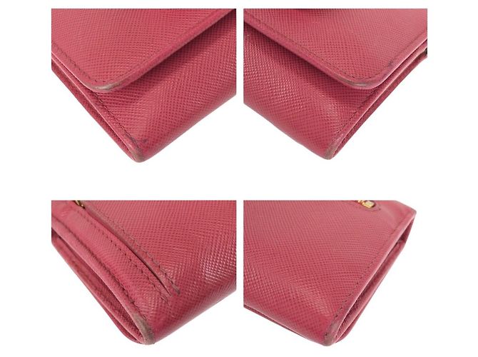 Portafoglio lungo Prada Saffiano Ribbon - vista 6